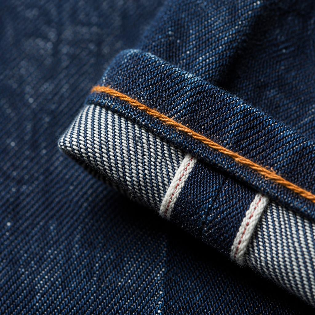 Detalle de costura selvedge
